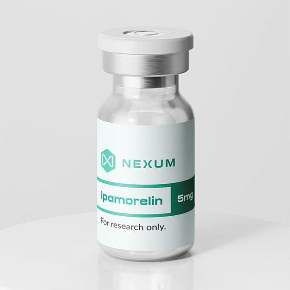 Ipamorelin 5 mg vial research vial, Nexum Peptides