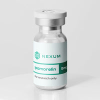 Ipamorelin 5 mg vial research vial, Nexum Peptides