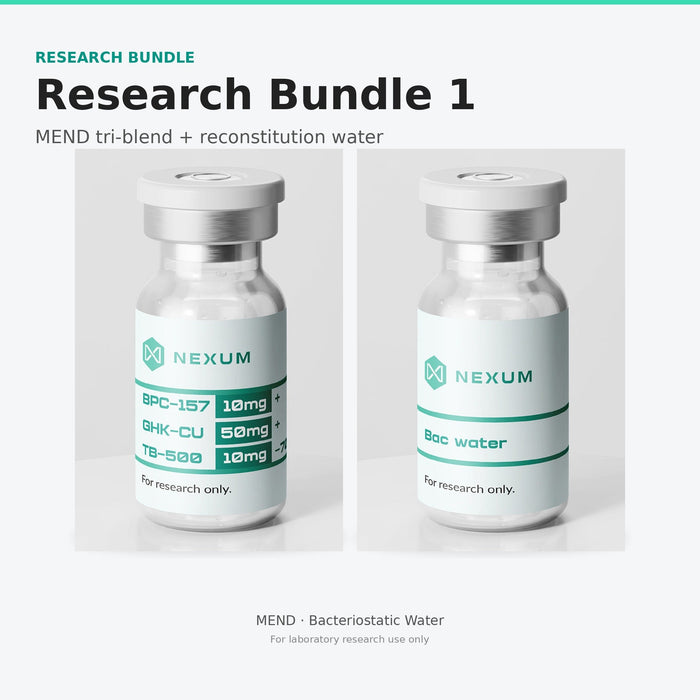 Research Bundle 1 — MEND vial plus bacteriostatic water