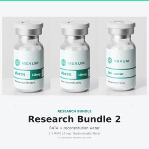 Research Bundle 2 – 2 × Ř4TA 10 mg and bacteriostatic water - Nexum Peptides